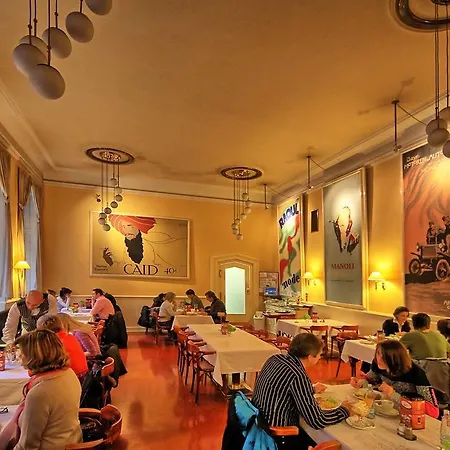 At Cafe Louvre Prague